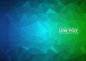 abstract low poly background with triangle shapes vector