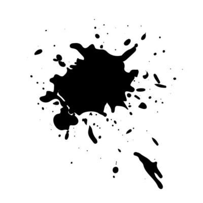 Color ink splashes. Grunge splatters. Abstract background. Grunge text banners