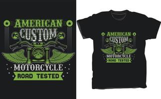 Exclusive motorcycle t-shirt vector design template.