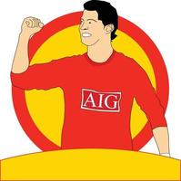 world best football player cristiano ronaldo vector