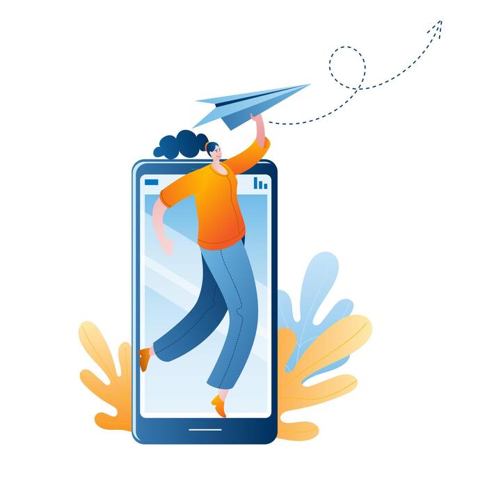 Mobile Learning Vector Art, Icons, and Graphics for Free Download