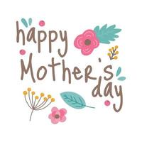 Beautiful Text for Mother's Day vector
