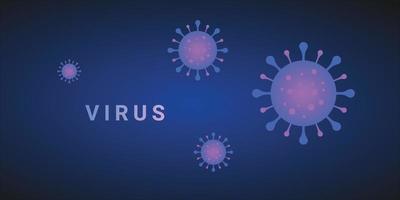 Virus Abstract background vector illustration.