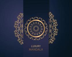 Luxury mandala background with golden arebesque pattern east style ornament elegant invitation wedding card, invite, backdrop cover banner, luxury style vector illustration design colorful