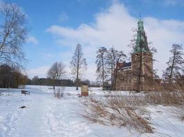 raesfeld,alemania,2020-el castillo de raesfeld en alemania foto