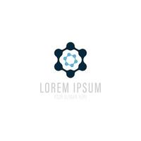 Vector logo design template for business. Technology innovation sign.