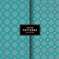 Set of floral pattern collection vector