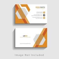 Modern And Creative Business Card Design Template vector