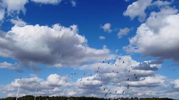 prachtig wolken van winter 2022 video