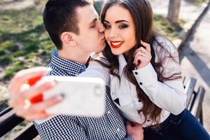 beautiful young couple photo