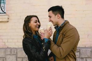 beautiful young couple photo