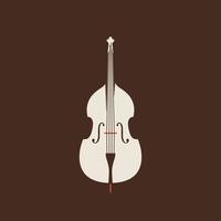 Contrabass icon. Isolated Vector String ill set.