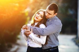 beautiful young couple photo