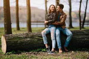 beautiful young couple photo