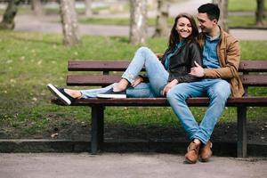 beautiful young couple photo