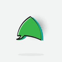 pop art text box or bubble box with cartoon style and pop color vector