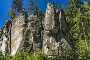 rocas adrspach-teplice, república checa foto