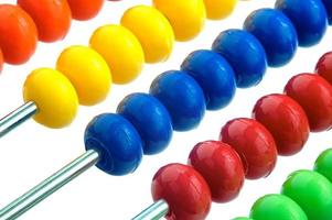 Colors of abacus photo