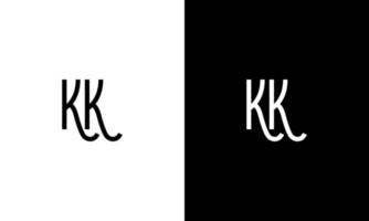 Letter KK vector logo free template Free Vector