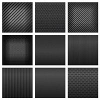 Carbon and fiber texture seamless pattern backgrounds vector