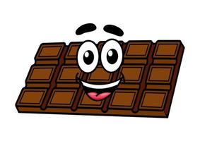 personaje de dibujos animados de chocolate vector