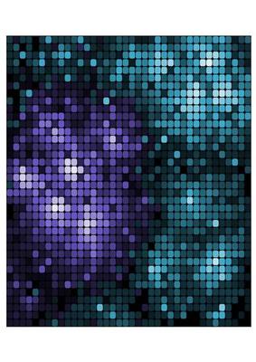 Full frame abstract pattern of graduated dots