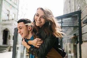 beautiful young couple photo