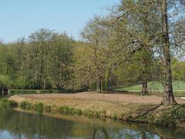 raesfeld,alemania,2020-el castillo de raesfeld en alemania foto