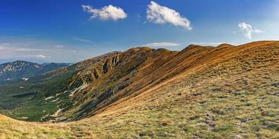 Mountain landscape panorama photo