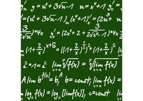 patrón sin fisuras de ecuaciones matemáticas vector