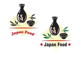 Japan food cuisine vector