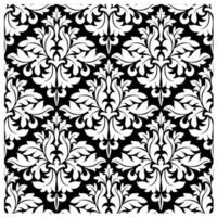 Floral seamless damask pattern vector