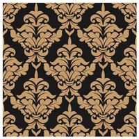 Damask style seamless pattern vector