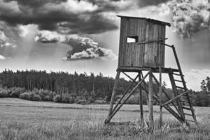 Landscape with hunting pulpit photo