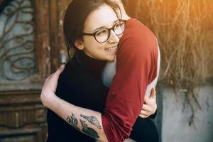 Young beautiful couple photo