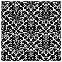 Bold damask seamless pattern vector