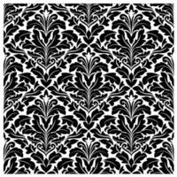 Bold damask seamless pattern vector