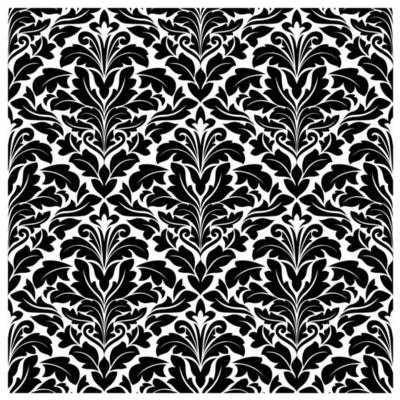 Bold damask seamless pattern