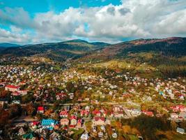 small town in the countryside photo