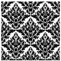 Beautiful floral seamless damask pattern vector