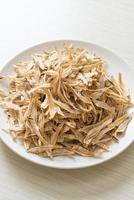 dried small crispy fish photo