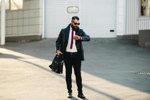 handsome man in a suit photo