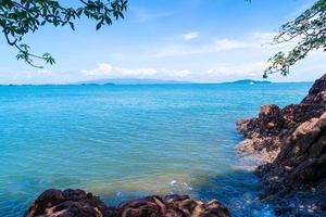 The Pink Coast or Lan Him Chomphu at Chanthaburi in Thailand photo