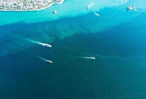 vista aérea de estambul foto