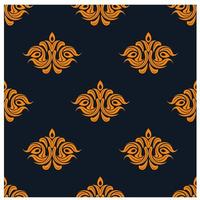 Arabesque damask style seamless pattern vector