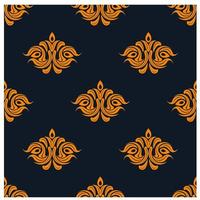 Arabesque damask style seamless pattern vector