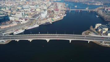Nova Poshta Kyiv Half Marathon. Aerial view. photo
