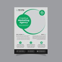 Corporate Flyer Template. Free Vector