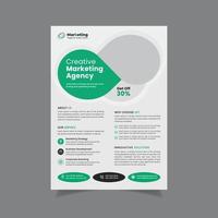 Corporate Flyer Template. Free Vector