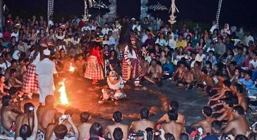 Kecak dance performance, Bali, Indonesia photo